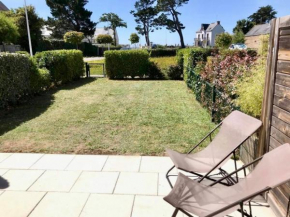 Appartement T3 PMR, 2 chambres, jardin privé, plage à pied, parking, internet 4G - FR-1-775-14